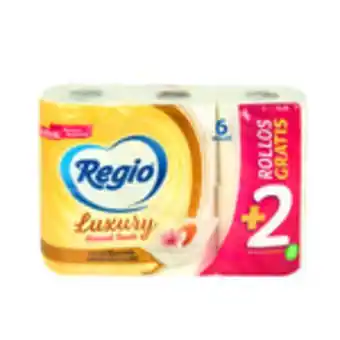 Papel higiénico regio luxury almond touch 4 rollos