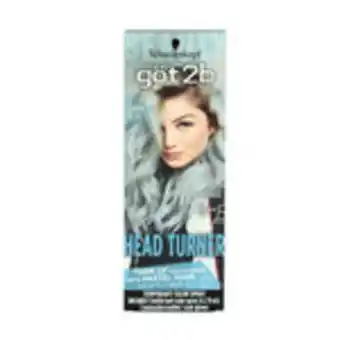 Tinte temporal para cabello, color azul, 30 ml