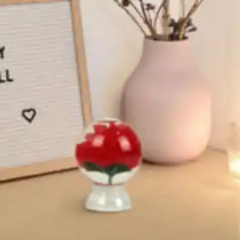 Waldos Bola de cristal con rosa roja 15x10cm oferta