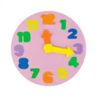 Waldos Reloj didáctico y colorido para niños, color rosa oferta