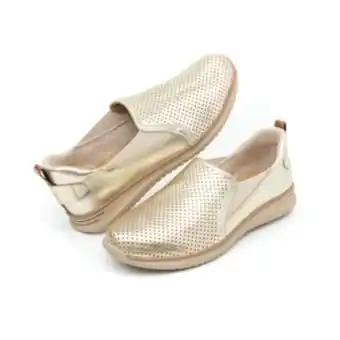 Flexi Sneaker casual flexi para mujer con suela extra ligera estilo 107601 oro oferta