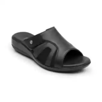 Flexi Sandalia casual flexi para mujer con piel extra suave estilo 34923 negro oferta
