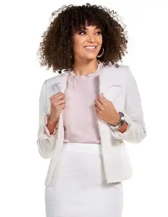 Saco pierre cardin con flecos