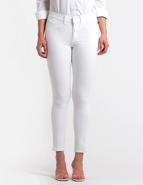 Jeans oh pomp! corte skinny cintura alta para mujer oferta en Guess