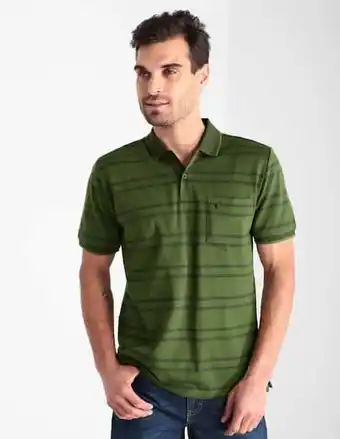 Guess Playera yale cuello polo a rayas para hombre oferta