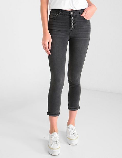 Jeans skinny oh pomp! ankle lavado deslavado corte cintura alta para mujer  oferta en Guess