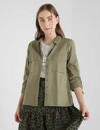 Blusa non stop by metropolis manga larga corte high-low