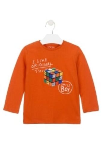 Playera manga larga cuello redondo