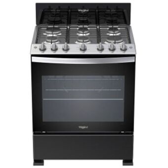 Estufa de piso 6 quemadores encendido electrico whirlpool