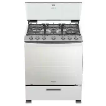 Estufa de piso 6 quemadores encendido manual whirlpool