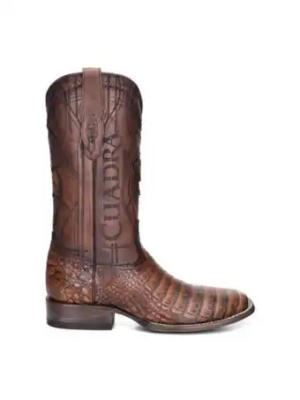 Cuadra Bota en piel genuina de fuscus oferta