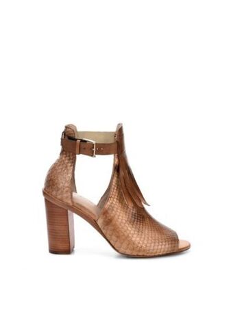 Cuadra Sandalia de tacón en piel de pitón oferta