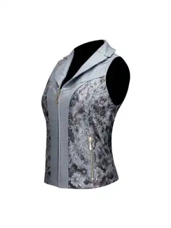Chaleco con estampado