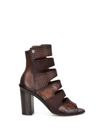 Cuadra Sandalia en piel genuina de pitón oferta