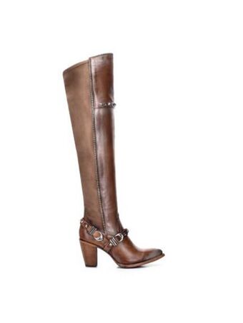Cuadra Bota alta de piel oferta