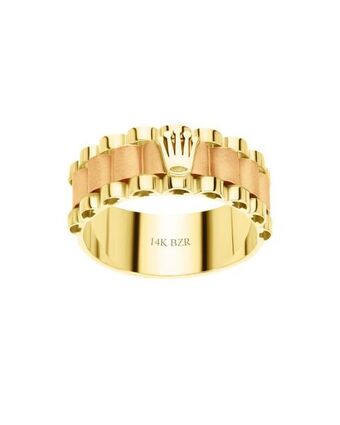 Joyerías Bizzarro Anillo de oro amarillo 14k oferta