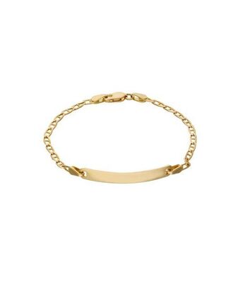 Joyerías Bizzarro Esclava de oro amarillo 14k de 14cm oferta