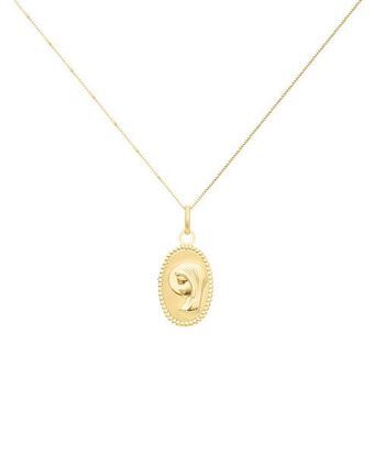 Joyerías Bizzarro Medalla de madona sin cadena oro amarillo 14k oferta