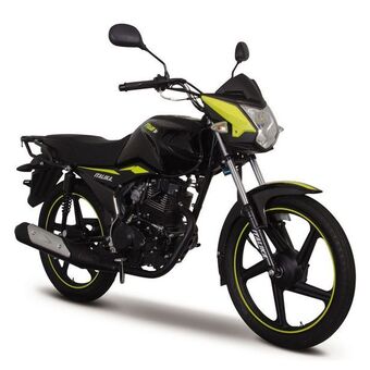 Elektra Motocicleta de trabajo italika ft150 ts negra con amarillo oferta