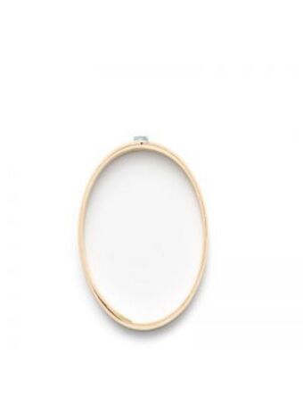 Aros de madera para bordar con resorte #7