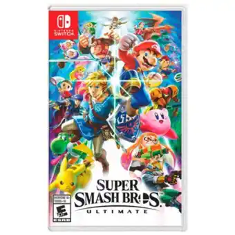 Videojuego nintendo super smash bros ultimate 045496598709