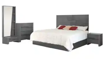 Elizondo Recamara arich king size gris oferta