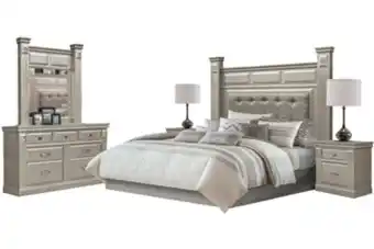 Recamara imperial king size  plata