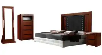 Elizondo Recamara brazil king size nogal oferta