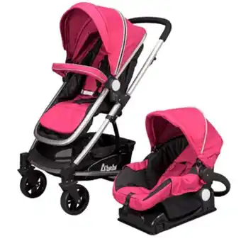 Carriola c/portabebe dbebe  carriola travel system crown