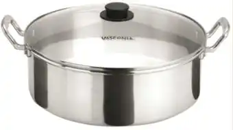 Arrocera vasconia 34 cm c/ tapa de vidrio