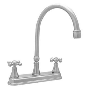 Kuroda Mezcladora para fregadero cromo 8" oferta