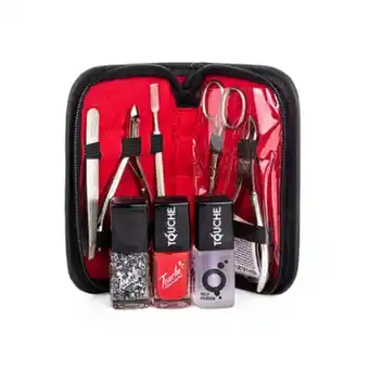 Kit mani y pedi c/3 esmaltes touche
