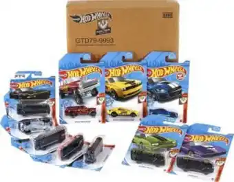 Hot wheels die cast, paquete de 10 autos muscle mania