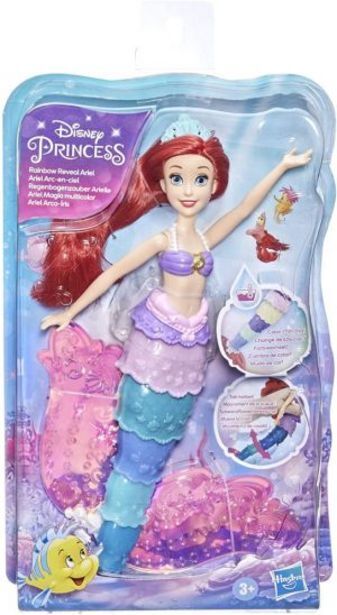 Julio Cepeda Jugueterías Disney princesas muñeca ariel rainbow reveal oferta