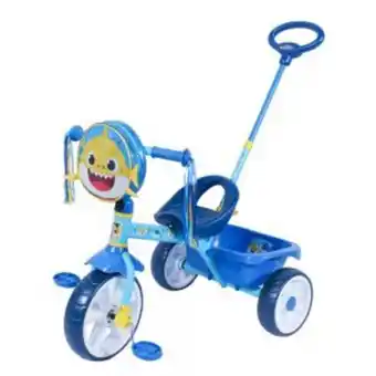 Julio Cepeda Jugueterías Triciclo baby shark deluxe pushbar oferta