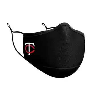 Minnesota twins cubrebocas negro