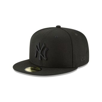 New Era New york yankees black on black 59fifty cerrada oferta