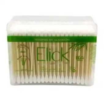 Hisopos de algodón elick 200 pzs