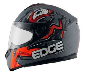 Muebles América Casco edge swift cerrado gris/naranja mate grande oferta