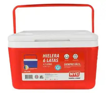 Hielera nyc rojo