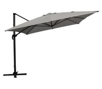 Muebles América Sombrilla quadra 60412f abatible gris + 4 bases oferta