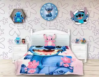 Colap La Palestina Cobertor tersupiel matrimonial stitch cuadros oferta
