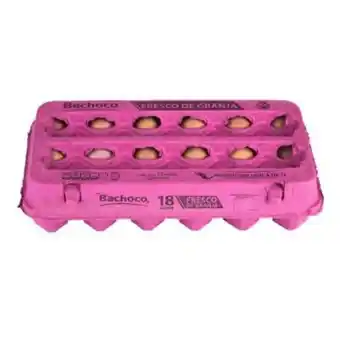 Huevo rojo bachoco fresco 18 pzas