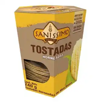 Tostadas de maíz sanissimo horneadas 240 g