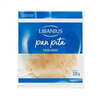 Pan pita libanius taquero 320 g