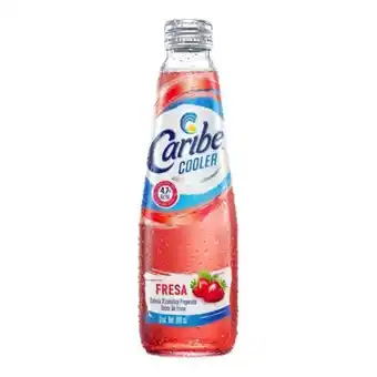 Bebida alcohólica preparada caribe cooler fresa 300 ml