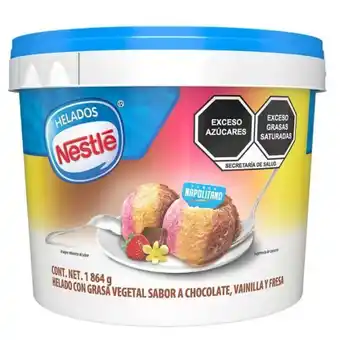 Helado nestlé sabor napolitano 1.861 g