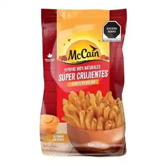 Papas a la francesa mccain congeladas corte regular con paprika 750 g