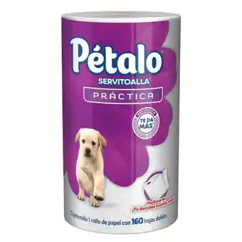 Servitoalla pétalo práctica 1 rollo con 160 hojas dobles