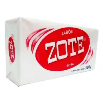Jabón zote en barra rosa 200 g